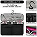 Borsa Portaoggetti Nera In Tessuto Oxford Compatibile Con Dyson Airwrap Styler E Accessori - Foto miniatura 3