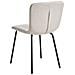 Set Di 4 Sedie Da Pranzo Caldwell Tessuto Beige Chiaro - Foto miniatura 6