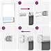 Tenda a Rullo Oscurante 55x150 cm Larghezza Tessuto 50,7 cm - Foto miniatura 6