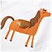 Maglietta per Bambini a Maniche Lunghe Pony Ecrù 128 - Foto miniatura 4