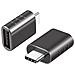 Adattatore Otg Da Type-c A Usb - Convertitore Ad Alta Velocità 10gbps Per Telefoni E Computer Black - Foto miniatura 1