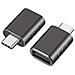 Adattatore Otg Da Type-c A Usb - Convertitore Ad Alta Velocità 10gbps Per Telefoni E Computer Black - Foto miniatura 3