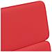 Sedie da Pranzo con Ruote con ruote 2 pcs Rosso 58 x 65 x 98 cm - Foto miniatura 8