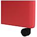 Sedie da Pranzo con Ruote con ruote 2 pcs Rosso 58 x 65 x 98 cm - Foto miniatura 9