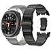 Cinturino In Metallo Titanio Con Doppia Chiusura Compatibile Con Samsung Watch 8/8 Classic Black - Foto miniatura 4