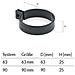 Supporto Grondaia Pvc Grafite  Staffe Per Grondaie Sistema 90 - Foto miniatura 2