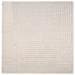 Tappeti per area Quadrato HUARTE Beige 200 x 200 cm Poliestere - Foto miniatura 1