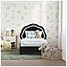 Struttura letto per bambini con testata Nero 70 x 140 cm - Foto miniatura 3