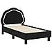 Struttura letto per bambini con testata Nero 70 x 140 cm - Foto miniatura 4