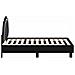 Struttura letto per bambini con testata Nero 70 x 140 cm - Foto miniatura 6