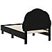 Struttura letto per bambini con testata Nero 70 x 140 cm - Foto miniatura 7