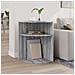 Tavolino Grigio Sonoma 39,7 x 39,7 x 60 cm Legno multistrato - Foto miniatura 4