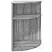 Tavolino Grigio Sonoma 39,7 x 39,7 x 60 cm Legno multistrato - Foto miniatura 5