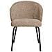 Set Di 2 Sedie Safira-beige-tessuto-58x56x79 Cm - Foto miniatura 2