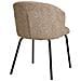Set Di 2 Sedie Safira-beige-tessuto-58x56x79 Cm - Foto miniatura 4