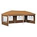 Tenda per feste a pop-up 575 x 289 x 245 cm Beige - Foto miniatura 1