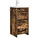 Mobile da bagno con lavabo Rovere Fumo 42 x 40 x 84,5 cm - Foto miniatura 1