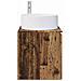 Mobile lavabo da parete Legno antico 49,5 x 44,5 x 65,5 cm - Foto miniatura 3