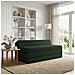 Divano Letto Pieghevole Verde Scuro 120 x 60 x 49 cm Tessuto - Foto miniatura 2