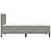Struttura letto con materasso Grigio chiaro 100 x 200 cm - Foto miniatura 7