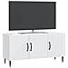 Mobile TV Bianco 99 x 34,5 x 50 cm Legno ingegnerizzato - Foto miniatura 3