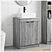 Set di mobili per il bagno Sonoma grigio Legno ingegnerizzato - Foto miniatura 6