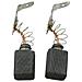 Spazzole di carbone per Makita HR2400 - 6 x 9 x 12,5 mm - coppia - Foto miniatura 1