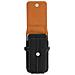 Custodia Portafoglio + Passante Per Cintura + Moschettone Smartphone 4.7'' Nera - Foto miniatura 5