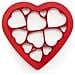 Forma Biscotti Puzzle-hearts - Foto miniatura 1