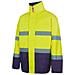 Serie 306003 Parka 4 In 1 Bicolore Ad Alta Visibilità Giallo Fluo (Xxl)  - Foto miniatura 1