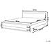 Letto In Legno Marrone Scuro Con Rete A Doghe 140 X 200 Cm Giulia - Foto miniatura 20
