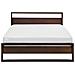 Letto In Legno Marrone Scuro Con Rete A Doghe 140 X 200 Cm Giulia - Foto miniatura 25