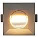 Lampade Da Parete Da Esterno A Led 6 Pz 5 W Argento Quadrate - Foto miniatura 4