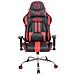 Sedia Ufficio Massaggiante E Riscaldata Limit XM in Similpelle I Poltrona Racing Scrivania Schienale Reclinabile I Poltrona Relax Gamer Nero / Rosso - Foto miniatura 2