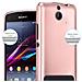 Custodia Compatibile Con Sony Xperia E1 In Oro Rosa Metallico - Coperchio Protettivo In Silicone Tpu Flessibile - Foto miniatura 7