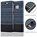 Custodia Compatibile Con Samsung Galaxy S7 In Blu Scuro Nero - Coperchio Protettiva Con Chiusura Magnetica, Funzione Stand E Tasca Per Le Carte - Foto miniatura 5