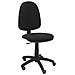 04cp - Sedia Ergonomica Da Ufficio, Con Meccanismo Di Contatto Permanente, Regolabile In Altezza E Ruote Per Parquet Nero - Foto miniatura 1