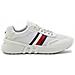 Scarpa Donna Tommy Sporty Branded Runner Sneaker White / w Fw0fw04700ybs. 39 - Foto miniatura 2