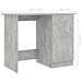 Scrivania Grigio Cemento 100x50x76 cm in Legno Multistrato - Foto miniatura 8
