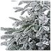 Albero Di Natale Artificiale Ricoperto Di Neve 210 Cm Bianco Bassie - Foto miniatura 3