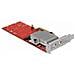 Pci Express Card > 2 X Internal M. 2 - Schnittstellenadapter - M. 2 Card Low-profile - Pcie 3.0 X8 (90305)  - Foto miniatura 1