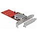 Pci Express Card > 2 X Internal M. 2 - Schnittstellenadapter - M. 2 Card Low-profile - Pcie 3.0 X8 (90305)  - Foto miniatura 2
