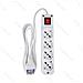 Multipresa Ciabatta Elettrica Schuko 4 Posti Con Interruttore Generale Cavo Da 1,5 Metri Spina 16a 250v P4010a A 10a16a - Foto miniatura 2