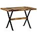 Tavolo Da Pranzo 120x60x76 Cm In Legno Di Mango Grezzo - Foto miniatura 8