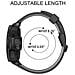 Garmin Forerunner 220/230/235/620/630/735xt Bracciale In Silicone Nero - Foto miniatura 8