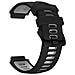 Garmin Forerunner 220/230/235/620/630/735xt Bracciale In Silicone Nero - Foto miniatura 10