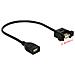 0.25m 2xUSB2.0-A 0.25m USB A USB A Nero cavo USB - Foto miniatura 1