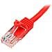 Cavo di Rete da 5m Rosso Cat5e Ethernet RJ45 Antigroviglio - Cavo Patch Snagless - Foto miniatura 2