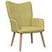 Poltrona Relax Con Sgabello 62x68,5x96 Cm Verde In Tessuto - Foto miniatura 2