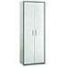 Armadio Multiuso Alto Due Ante Cemento Bianco 71x41x H199 Cm - Foto miniatura 1
